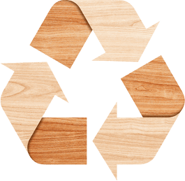 Recycle Symbol Wood Texture