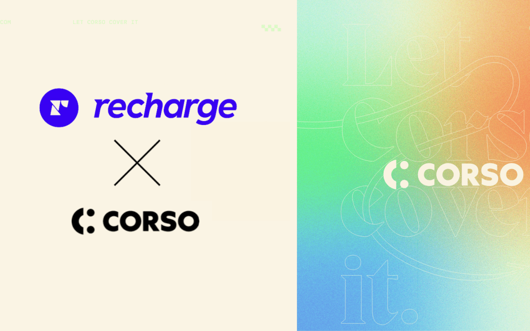 Corso & Recharge Partnership Announcement 📦 🌳