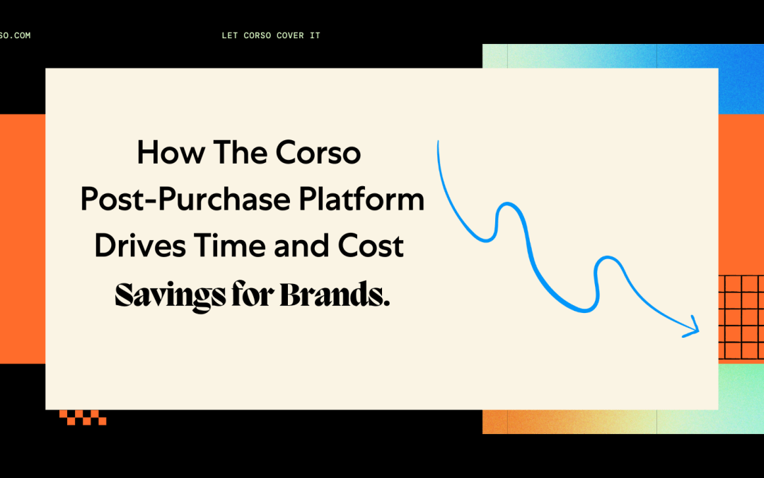 How The Corso Post-Purchase Platform Drives Time and Cost Savings for Brands