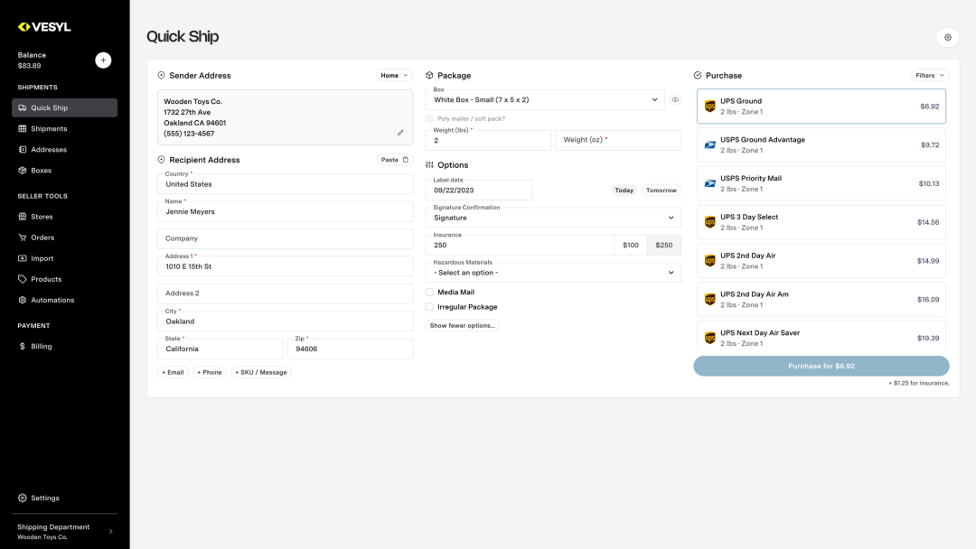 Vesyl App 1